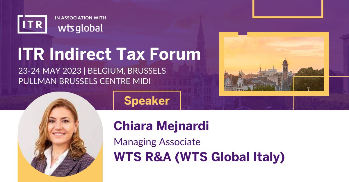 Chiara Mejnardi - International VAT Forum 2023